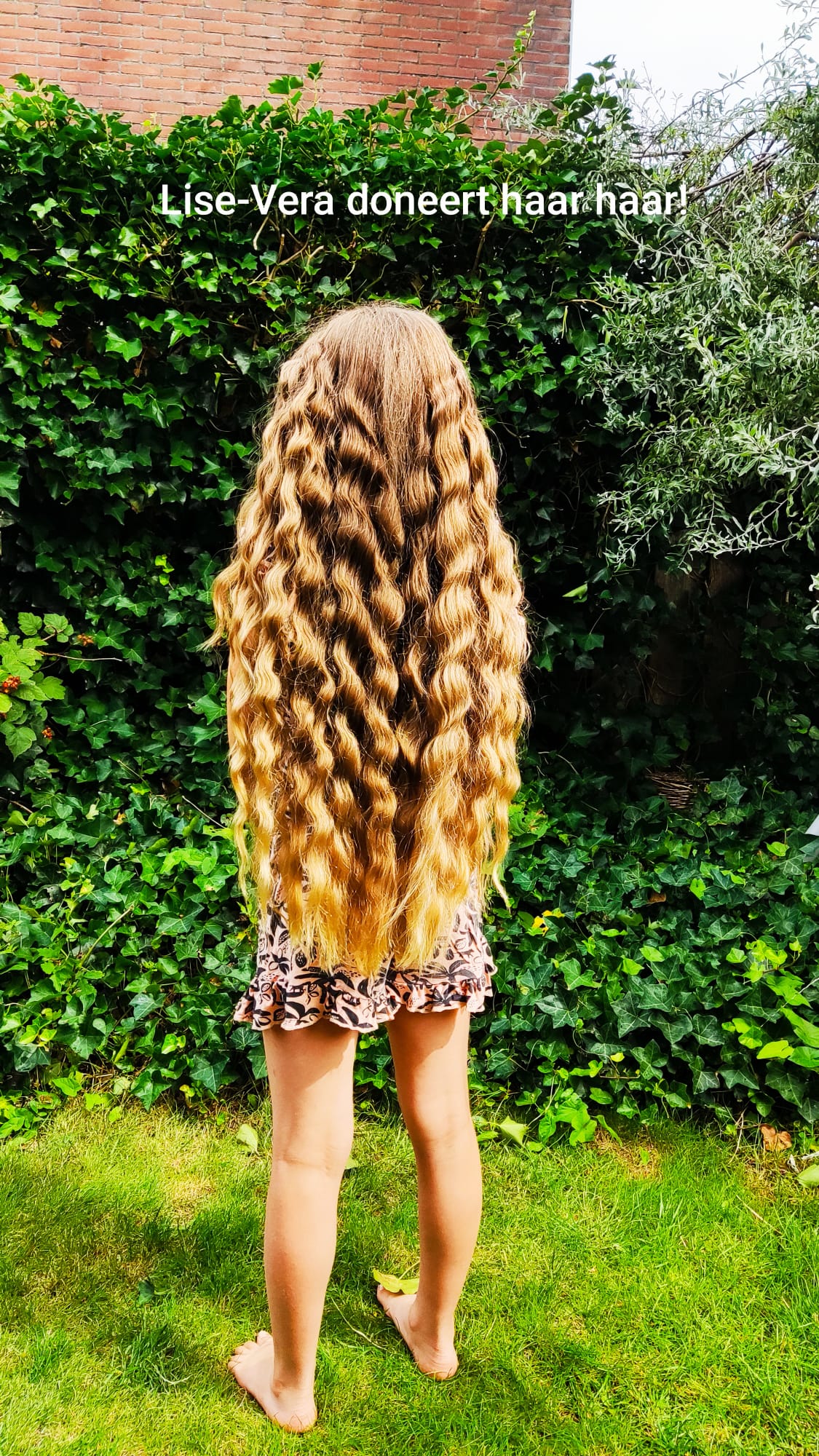 Lise-Vera doneert haar haar!