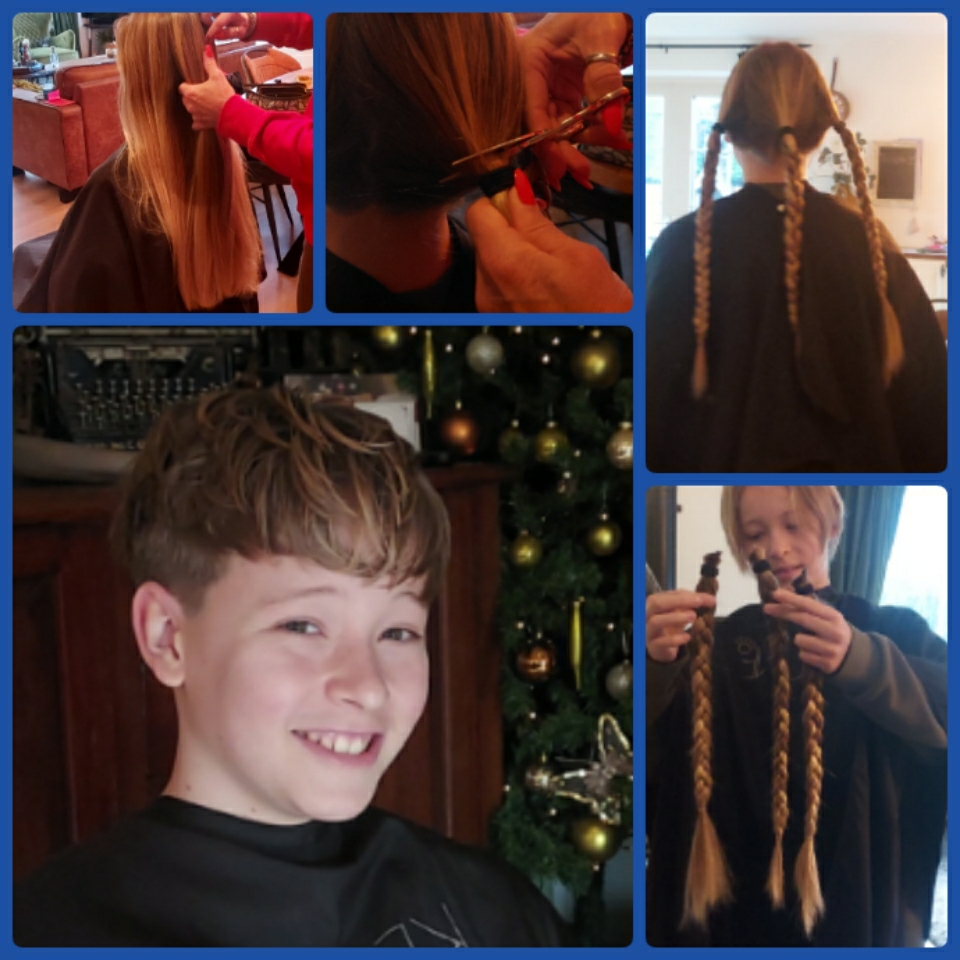 Yeh! voor de 2e keer m'n haren doneren.
